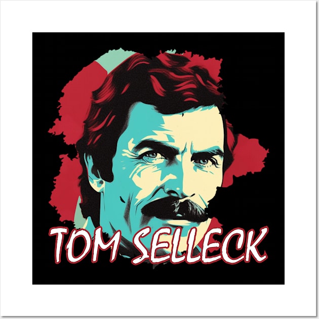 Tom Selleck Wall Art by Pixy Official